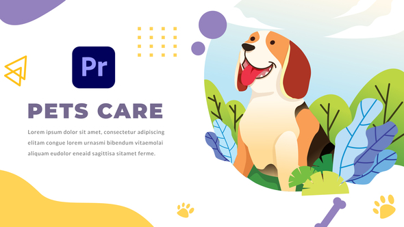 Pets Care and Veterinarian | Premiere Pro MOGRT