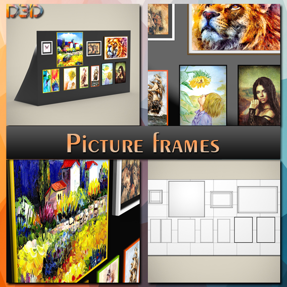 Picture frames - 3Docean 28427228