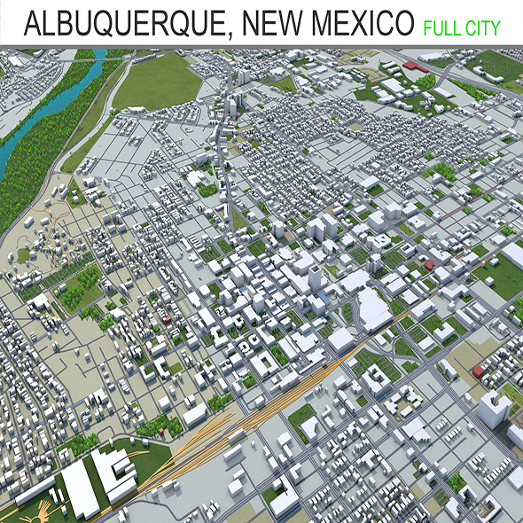 Albuquerque City New - 3Docean 28427508