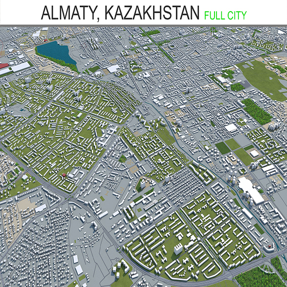 Almaty City Kazakhstan - 3Docean 28427698