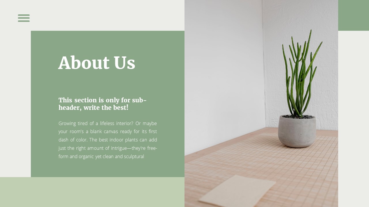 Evergreen Interior PowerPoint Presentation Template, Presentation Templates