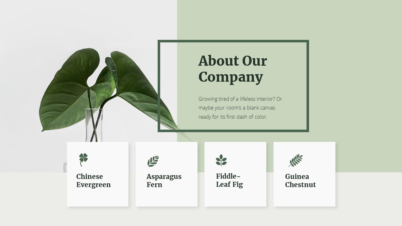 Evergreen Interior PowerPoint Presentation Template, Presentation Templates