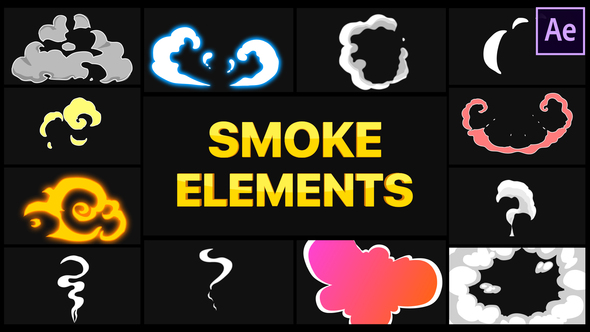 Smoke Elements - VideoHive 28430177