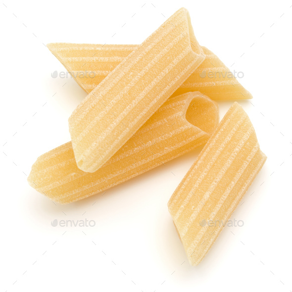 Download Italian pasta isolated on white background. Pennoni. Penne ...