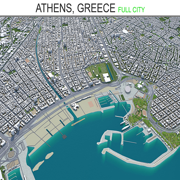 Athens city Greece - 3Docean 28433304
