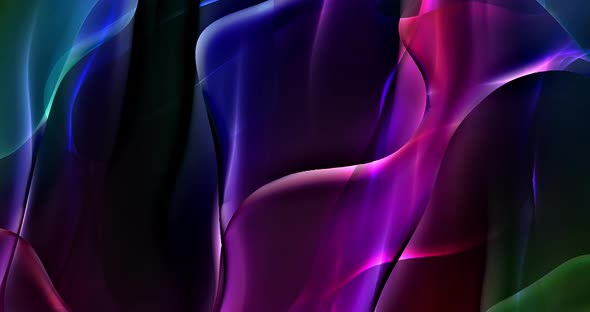 Abstract wavy multicolor background