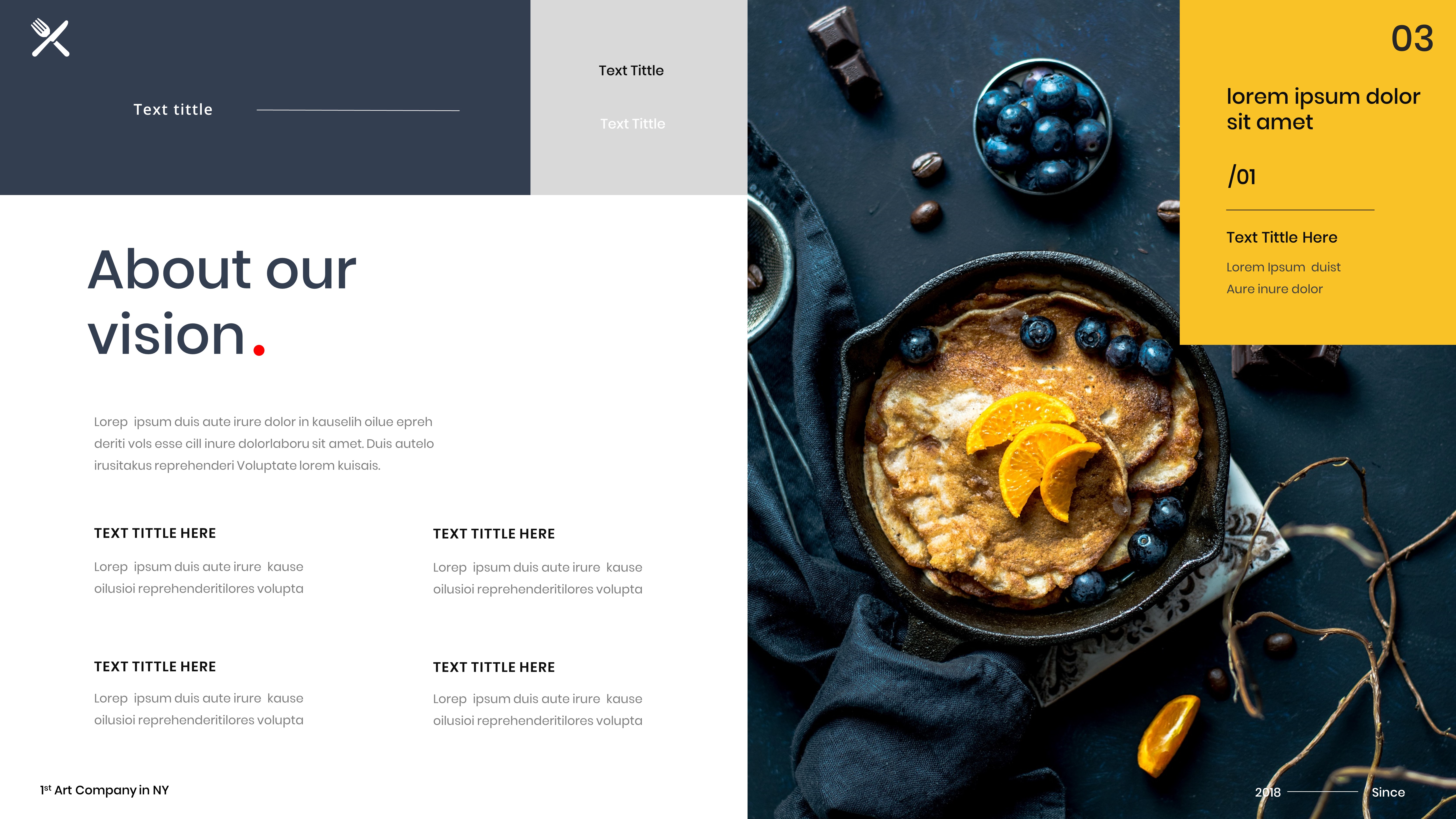 Lunar Food Business Powerpoint Template By Denscreativestudio Graphicriver