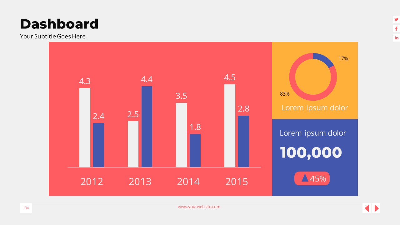Data Driven Chart and Infographic PowerPoint Template by -Slioto ...