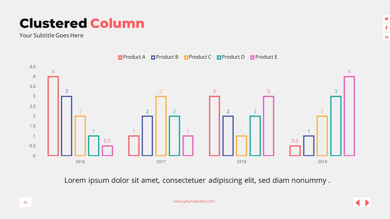 Data Driven Chart and Infographic PowerPoint Template by -Slioto ...