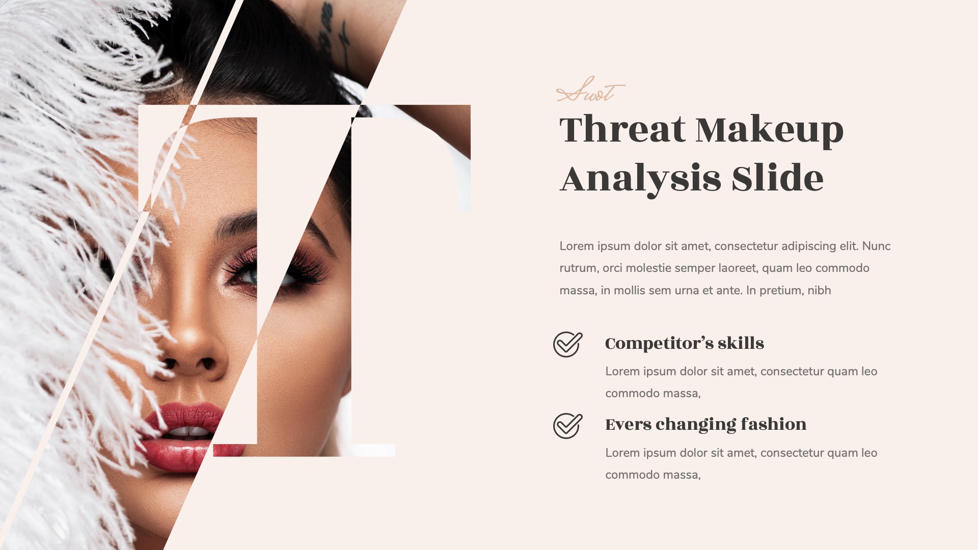 Bestille - Make Up Artist & Hair Stylish Keynote Template, Presentation ...