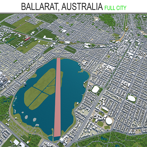 Ballarat City Australia - 3Docean 28443269