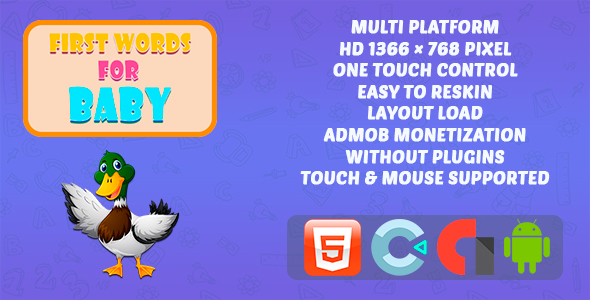 Baby First Words – Game to expand the child’s vocabulary Nulled