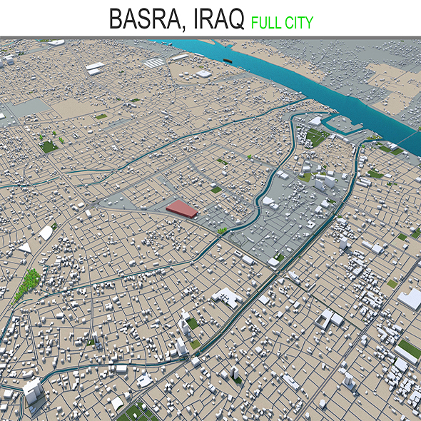 Basra city Iraq - 3Docean 28443344