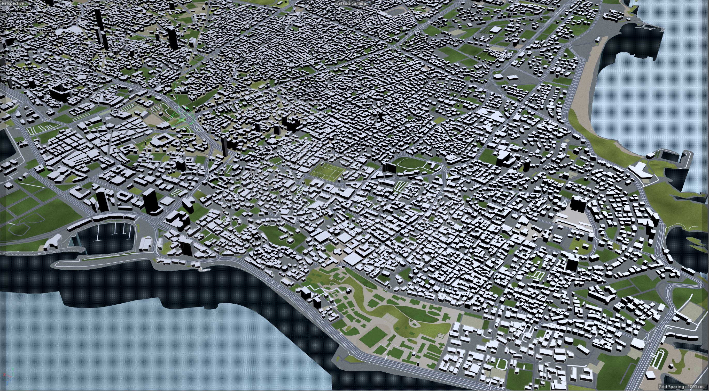 Beirut city Lebanon 3D Model 30 km by TurboCG | 3DOcean