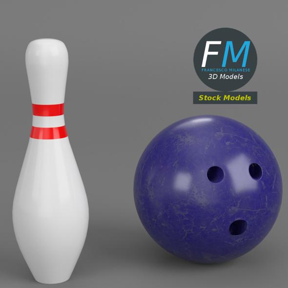 Bowling ball and - 3Docean 19948062