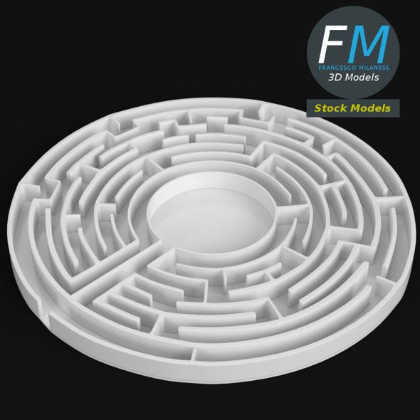 Circular labyrinth - 3Docean 22195819