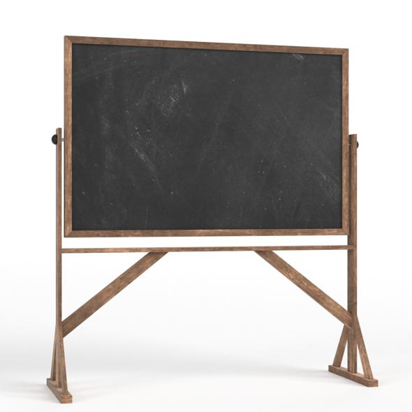 Reversible freestanding chalkboard - 3Docean 21109900