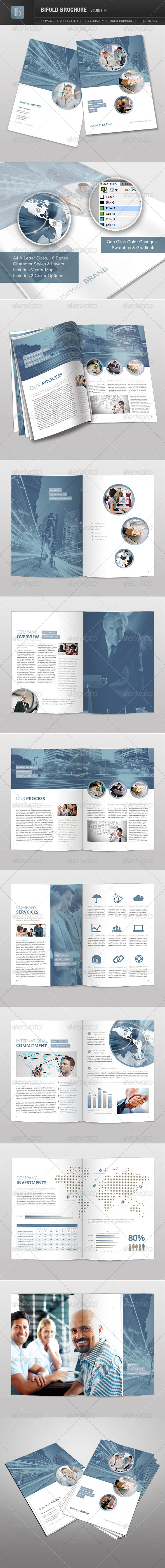 Bifold Brochure | Volume 14 - Brochures Print Templates
