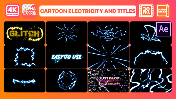Cartoon Electricity And - VideoHive 28451613