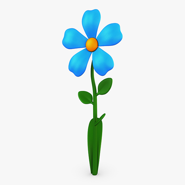 Cartoon Flower v - 3Docean 28452606