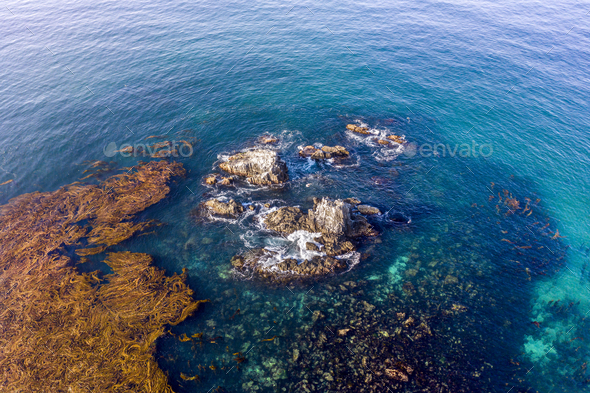 Seal Rock Pinnacle in Laguna Beach - Stock Photo - Images