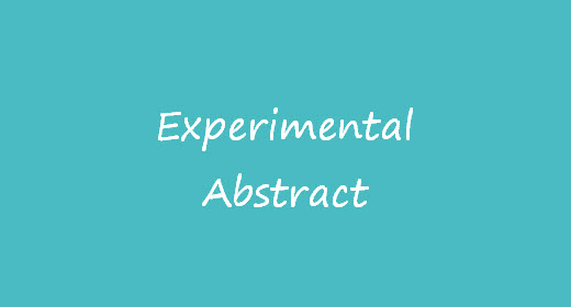 Experimental Abstract