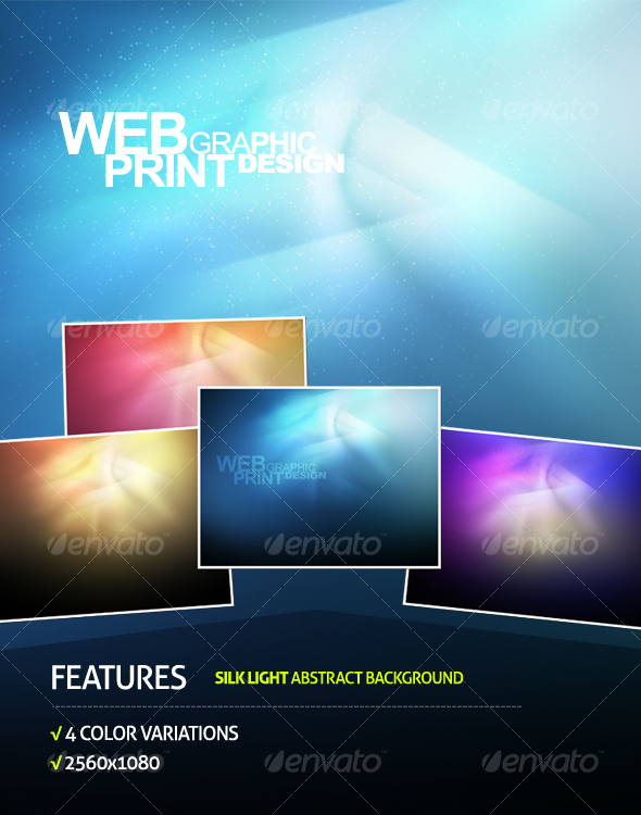 Silk Light Abstract Background - Backgrounds Graphics
