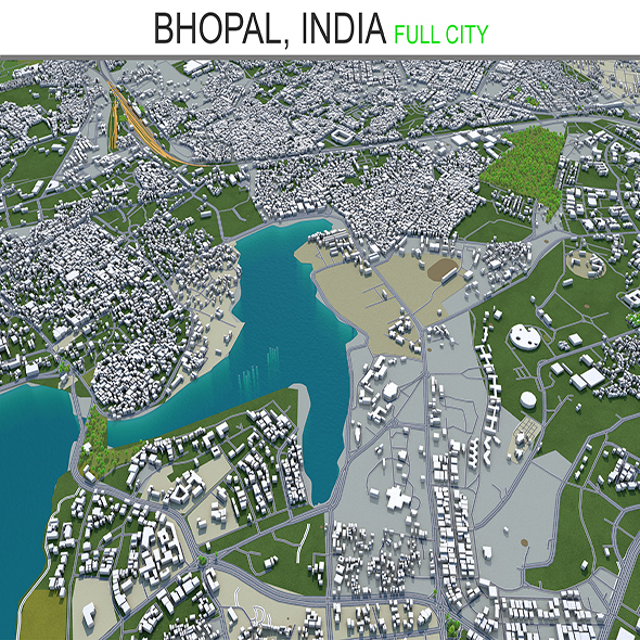 Bhopal city India - 3Docean 28469631