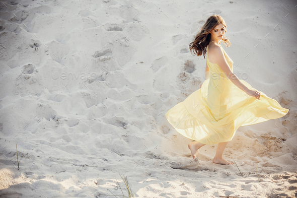 Sandy Yellow Dress