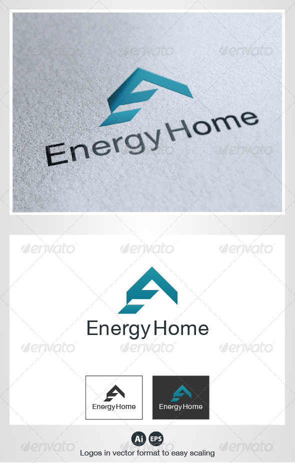 Energy Home Logo - Buildings Logo Templates