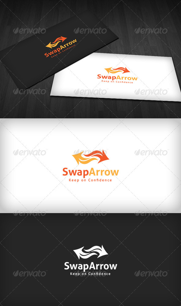 Swap Arrow Logo - Vector Abstract