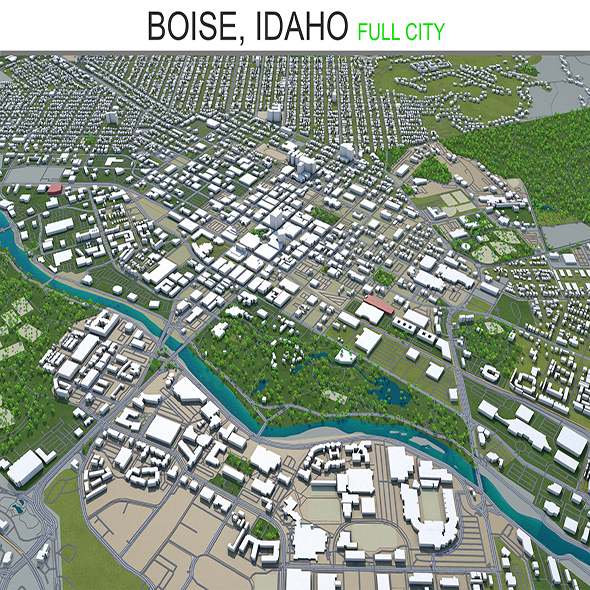 Boise city Idaho - 3Docean 28475518