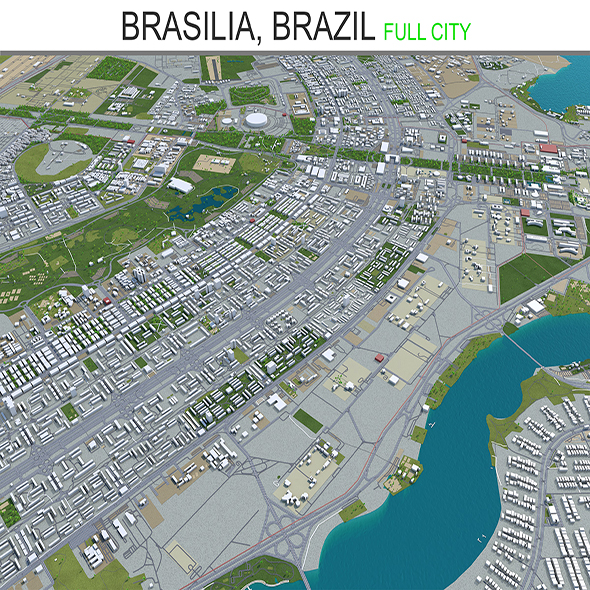 Brasilia city Brazil - 3Docean 28476099