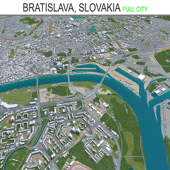 Bratislava city Slovakia - 3Docean 28476123