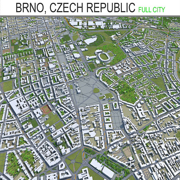 Brno city Czech - 3Docean 28476366