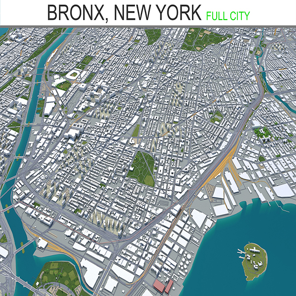 Bronx city New - 3Docean 28476486