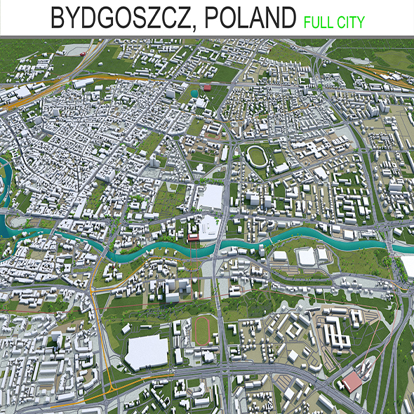 Bydgoszcz city Poland - 3Docean 28476821