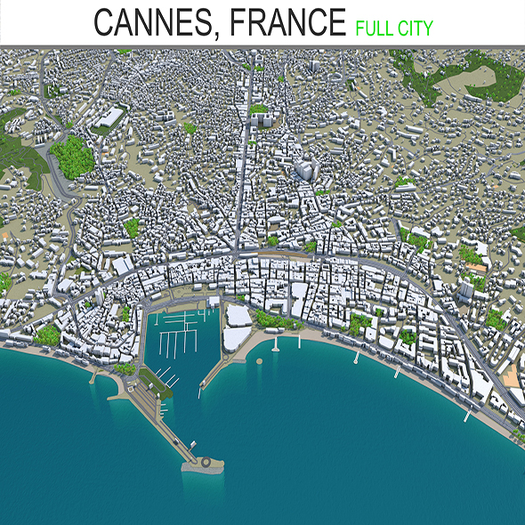 Cannes city France - 3Docean 28476974