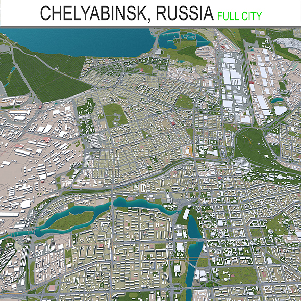 Chelyabinsk city Russia - 3Docean 28477707