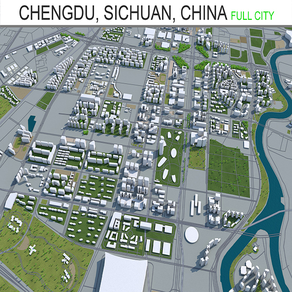 Chengdu Sichuan city - 3Docean 28477892