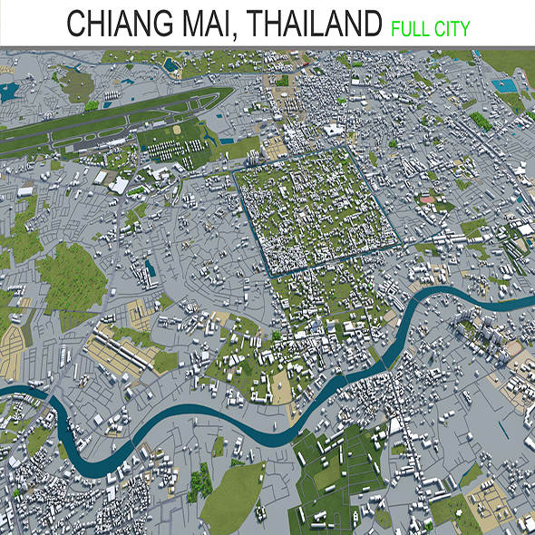 Chiang Mai city - 3Docean 28478234