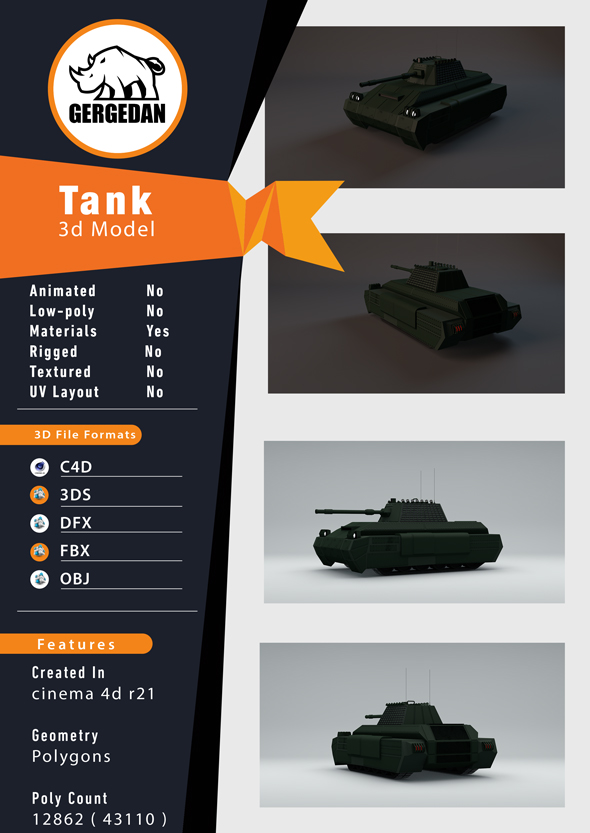 Tank - 3Docean 28480429