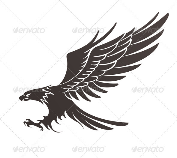 Coat-of-arms Bird - Tattoos Vectors