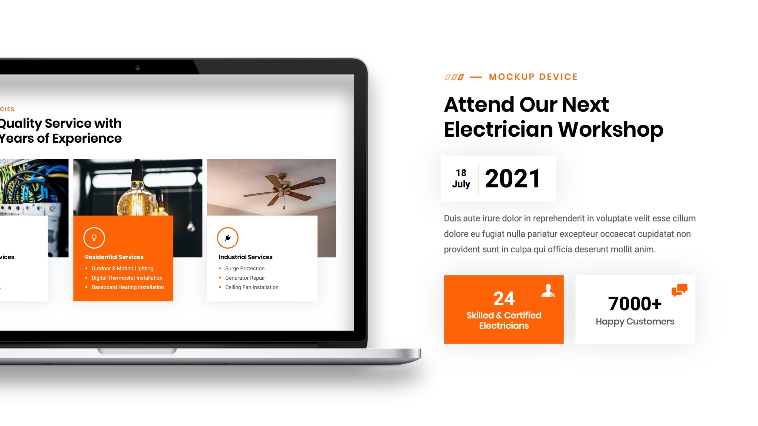 Electrical Services PowerPoint Template, Presentation Templates ...