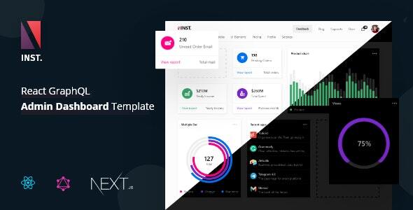 Excellent Inst - React Admin Template with GraphQL