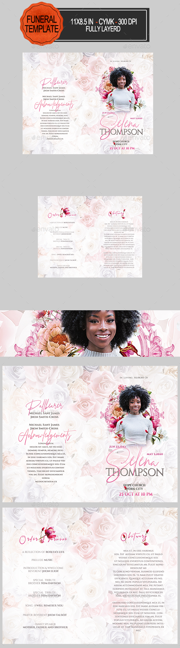 Funeral Program Template