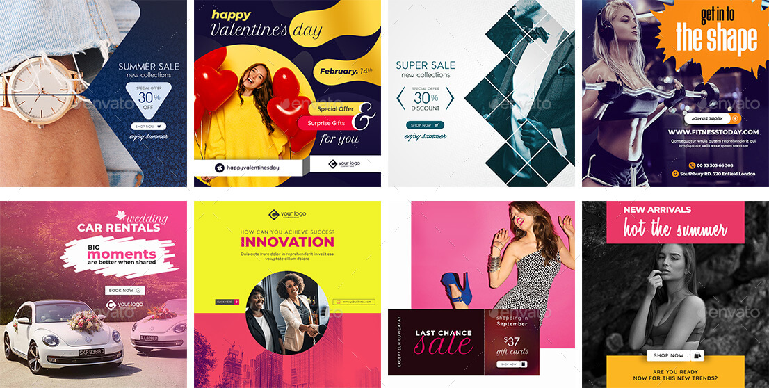 Facebook Banner Bundle, Web Elements | GraphicRiver