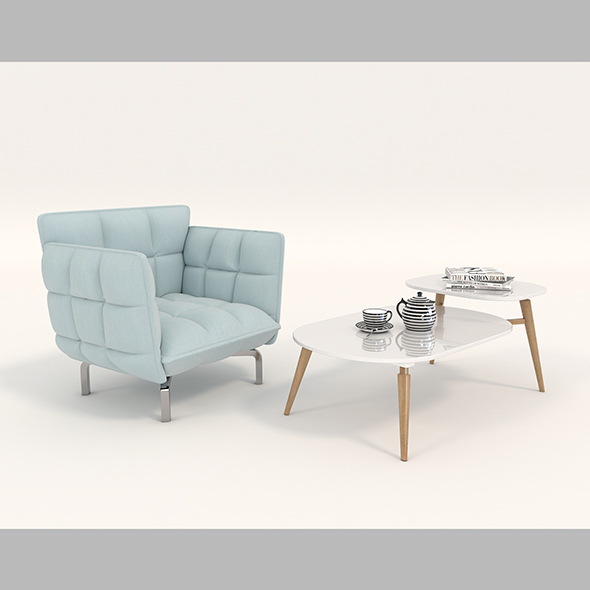 Modern Table and - 3Docean 28487201