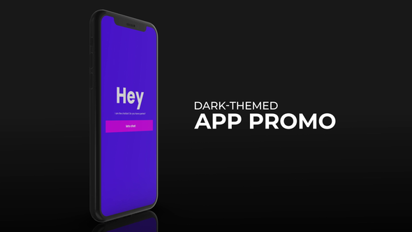 Fast App Promo - Dark Theme