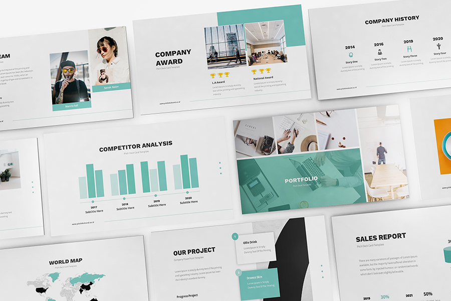 Pitch Deck Keynote Template, Presentation Templates | GraphicRiver